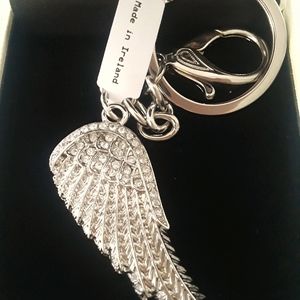 Killarney Crystal Wing Keychain